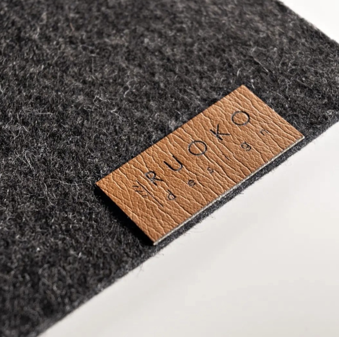 RUOKO DESIGN Wool felt mousepad 19 x 25 cm