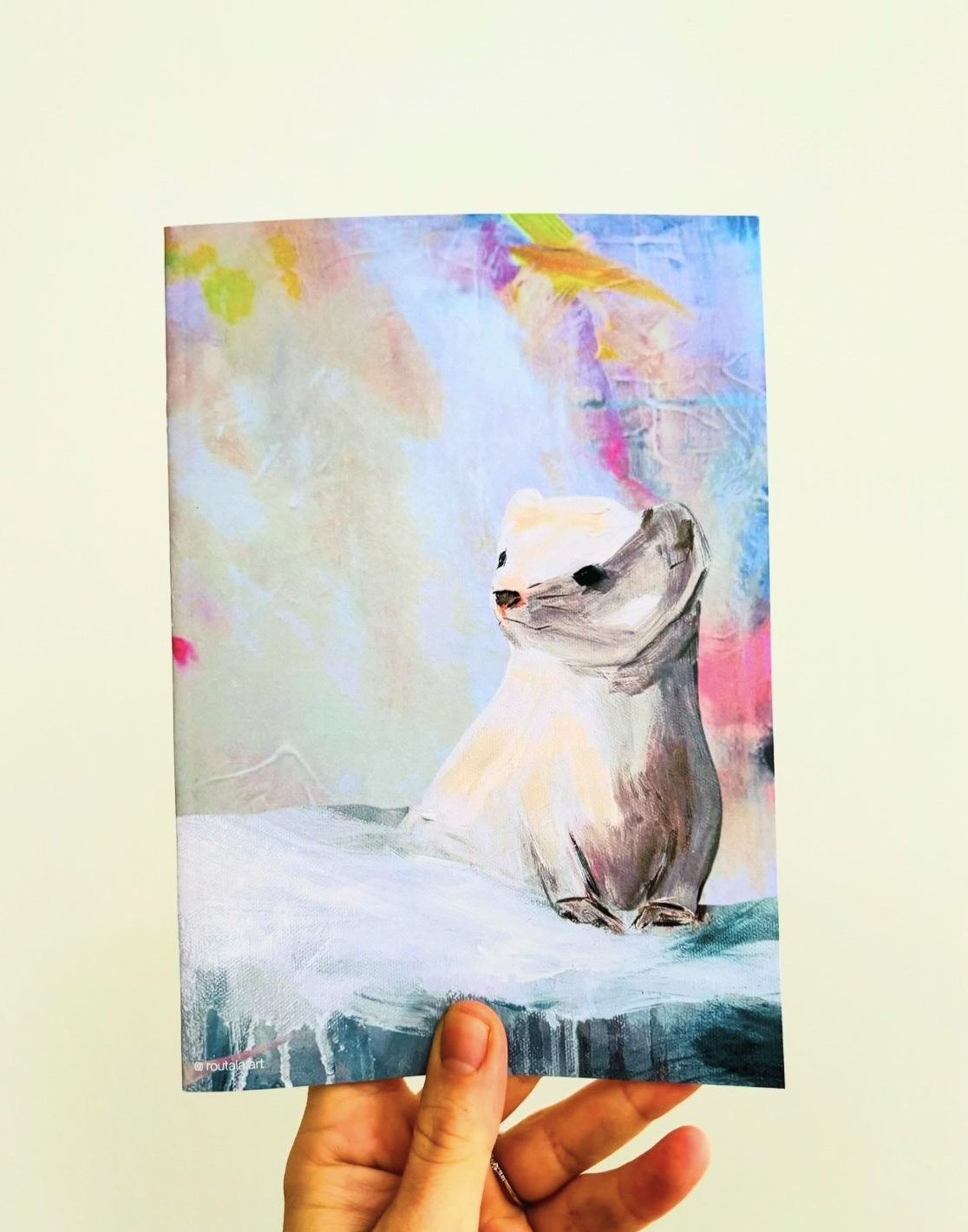 ROUTALA DESIGN Notebook A5 "Kevät saapuu lumikolle"