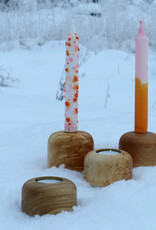 RUOKO DESIGN Oak wood candle holder