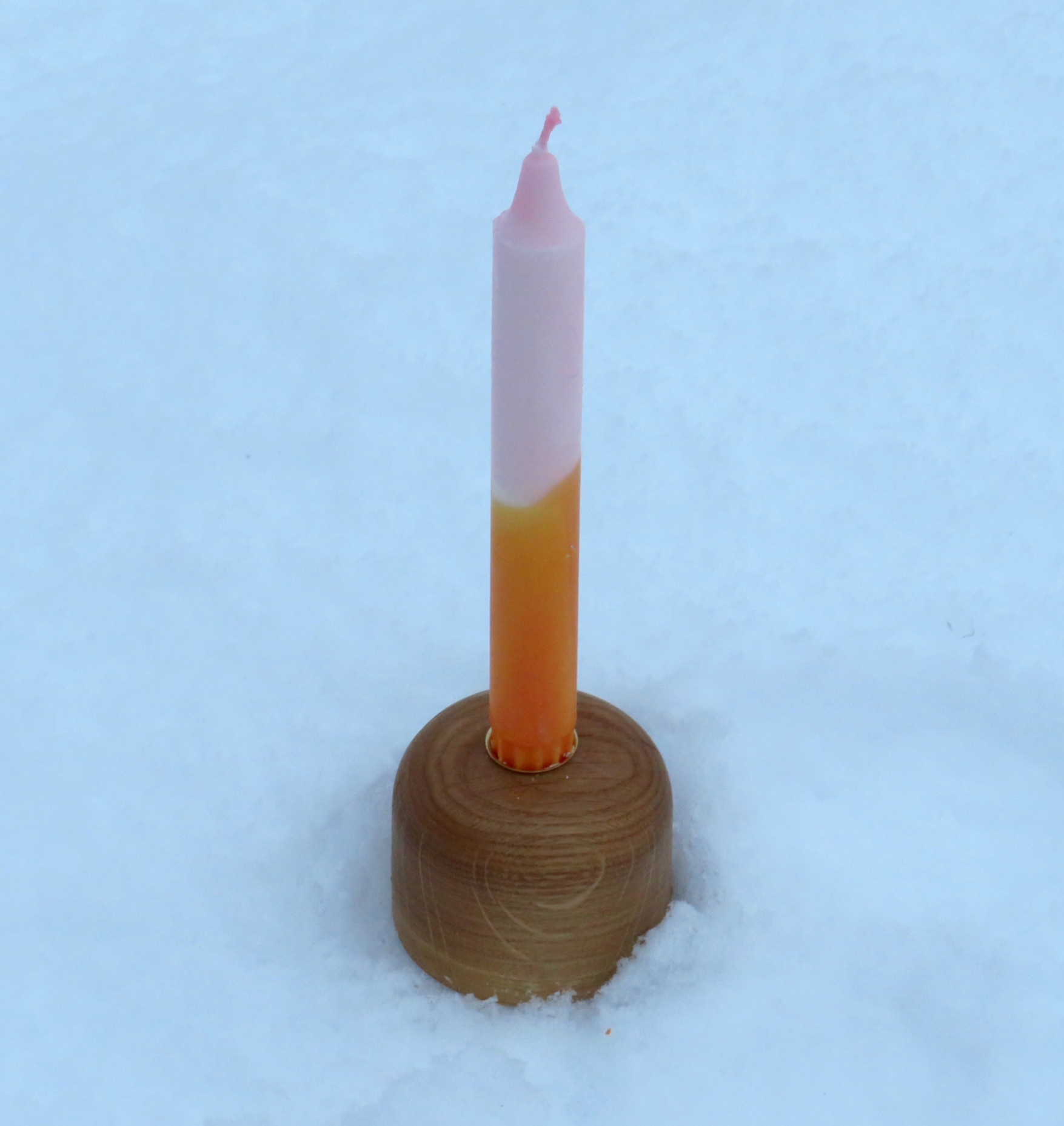 RUOKO DESIGN Oak wood candle holder