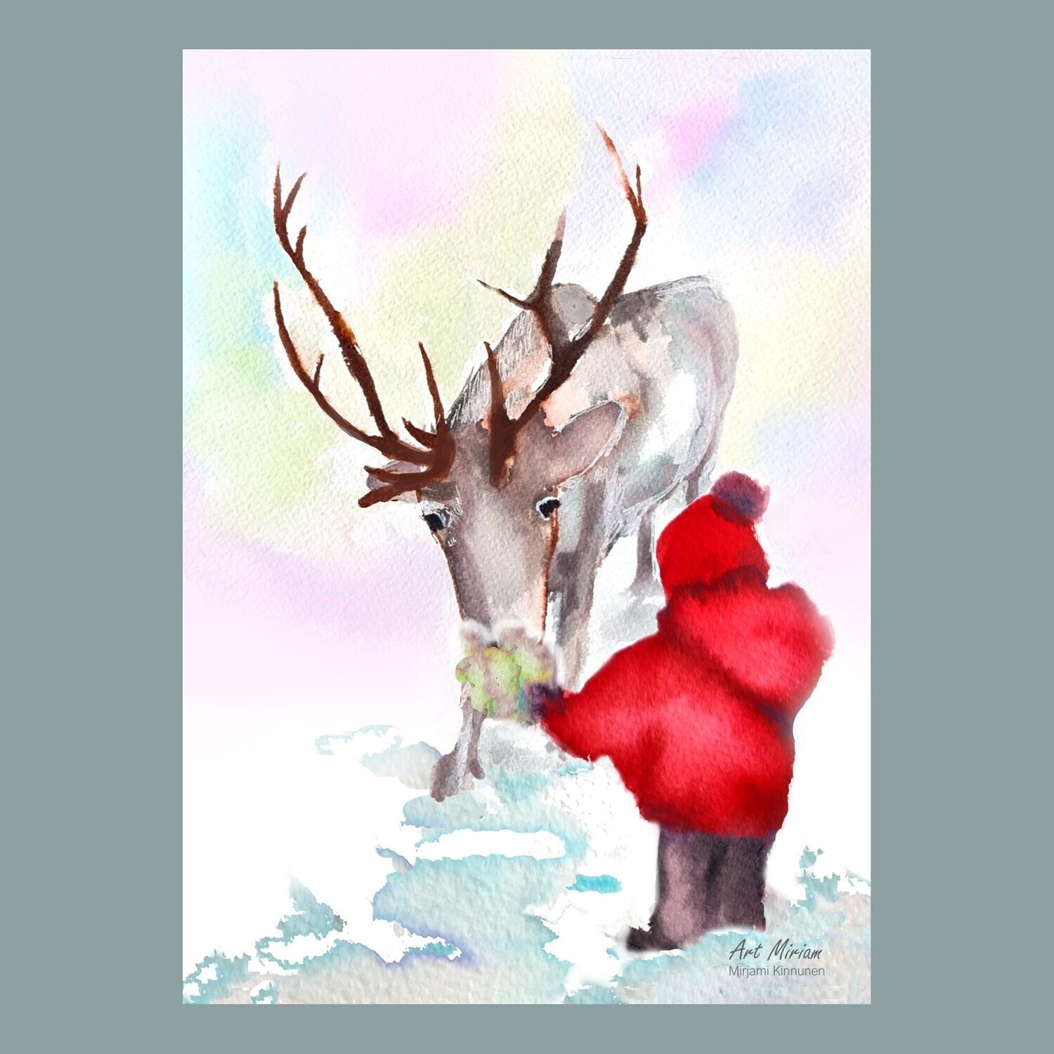 ART MIRIAM Carte postale A6 "Pihaporo”