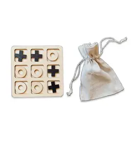 PAPURINO Jeu de Tic-Tac-Toe en bois