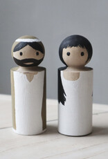 PAPURINO Crèche de Noël en bois