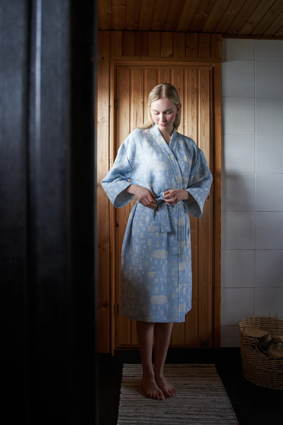 KAUNISTE Sauna Linen Bathrobe