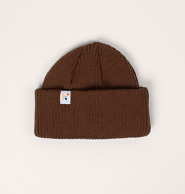 KOLLEGG Knitted Beanie Hat brown