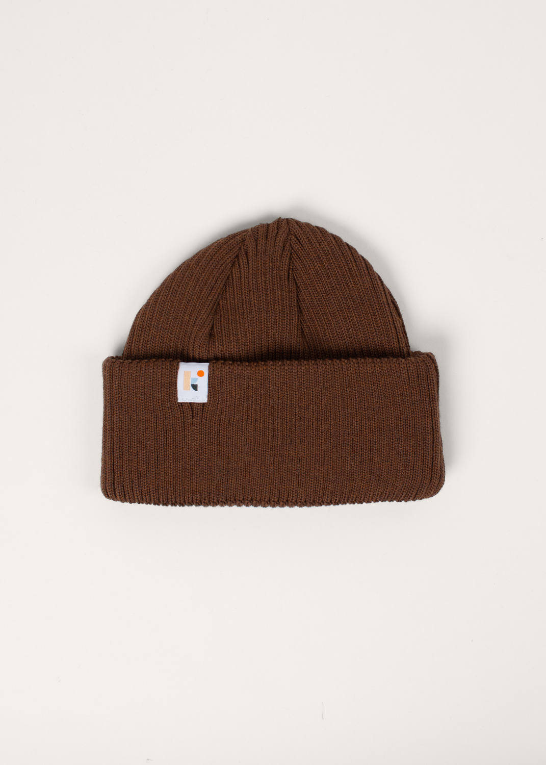 KOLLEGG Knitted Beanie Hat brown