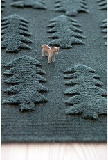 MUM'S Wool pillow case "Forest" green 45x45 cm