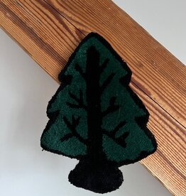 MUM'S Tannenbaum Wandteppich 20 x 25 cm