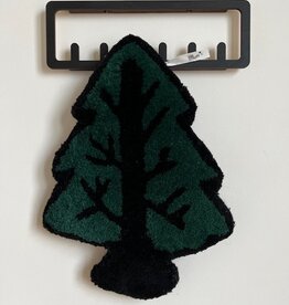 MUM'S Tannenbaum Wandteppich 20 x 25 cm