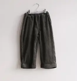 LAISKA EBBA Kids cord pants dark green