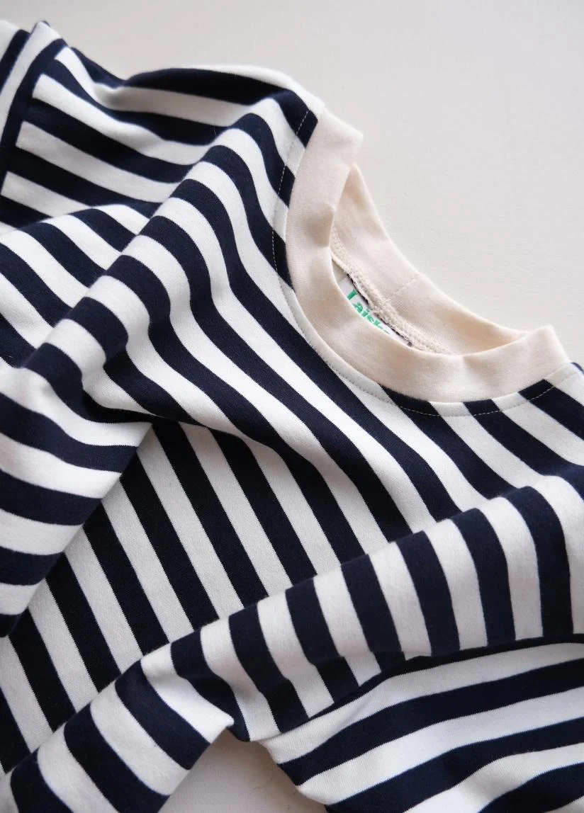 LAISKA EBBA Kinder Shirt GRO STRIPE