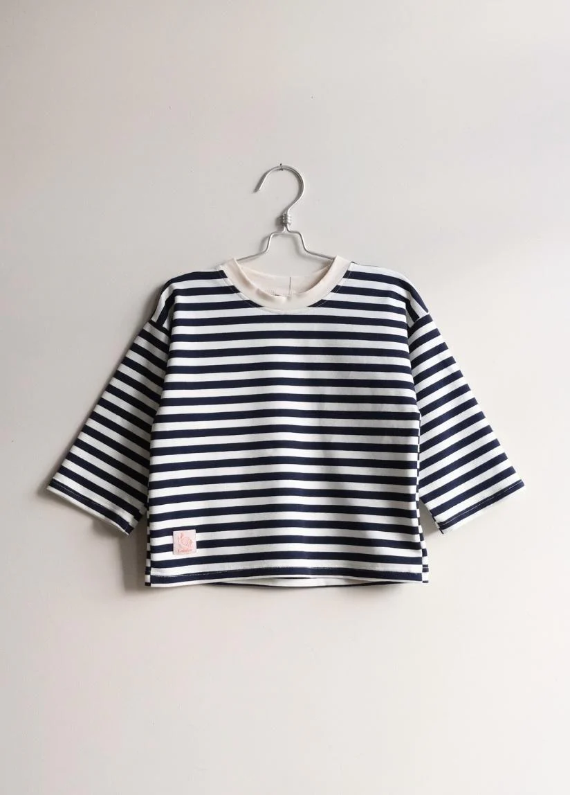 LAISKA EBBA Kinder Shirt GRO STRIPE