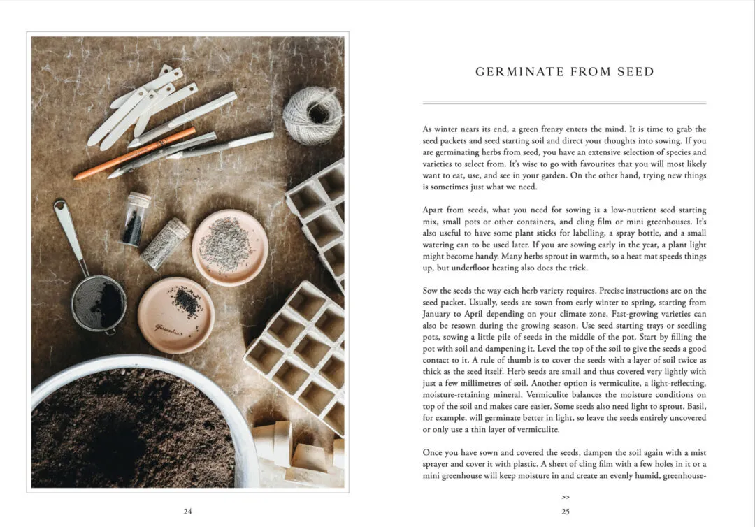 COZY PUBLISHING Living with Herbs Book
