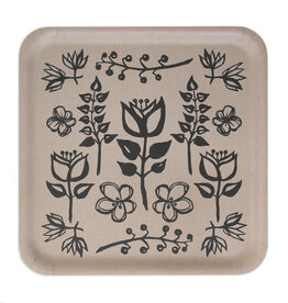 MIIKO DESIGN Tablett Magic Garden 33x33 cm
