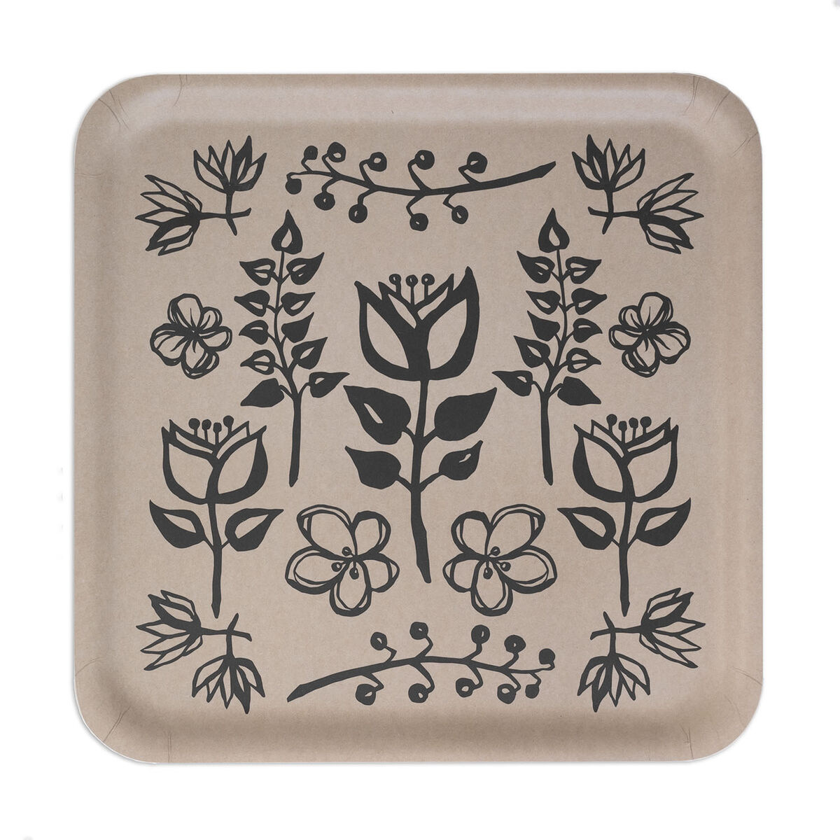 MIIKO DESIGN Tablett Magic Garden 33x33 cm