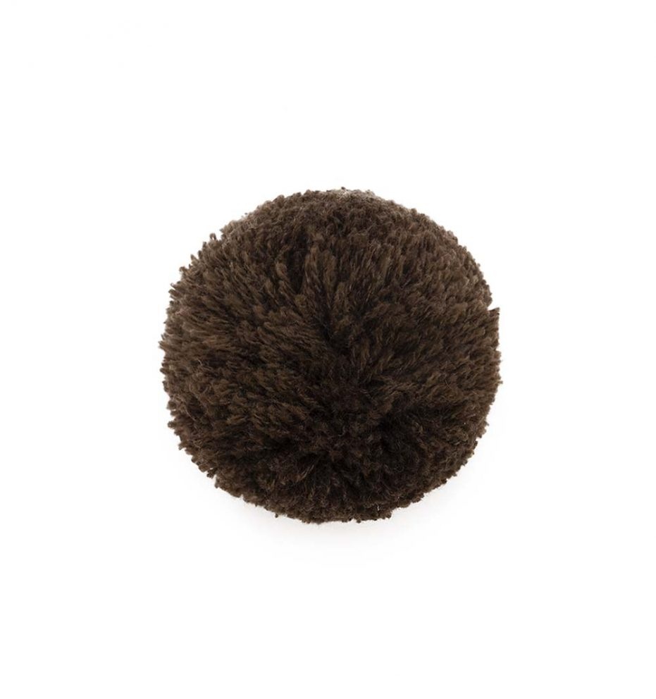 COSTO Détachable Pompon brun