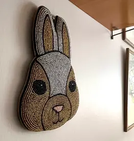 MUM'S Glasperlen Wanddeko "Bunny" 20 x 25 cm