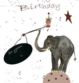 MONTSCHITCHI/ Birthday card "Elephant"