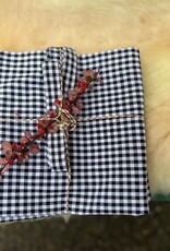 Sac fourre-tout avec motif à carreaux 47x48 cm