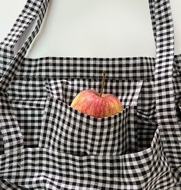 Tote bag with chequered pattern 47x48 cm