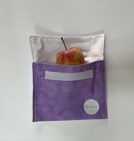 Snackbag lilafarben - Upcycling Material!