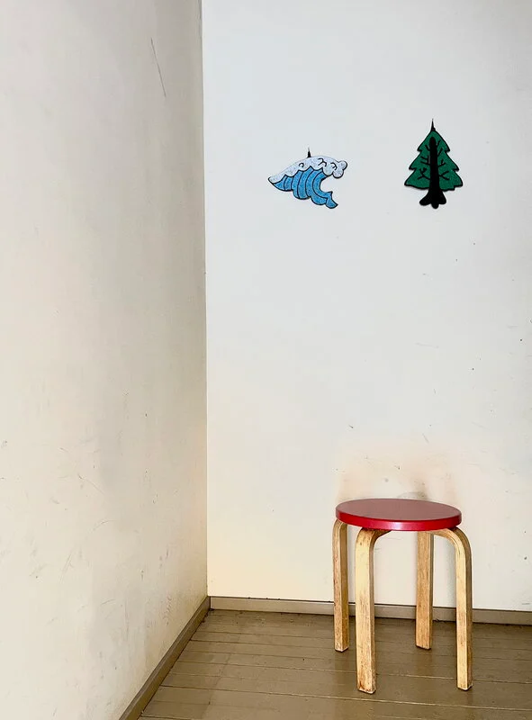 MUM'S Glasperlen Wanddeko "Aalto"