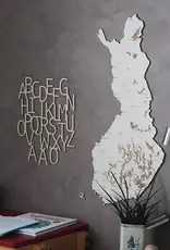 PAPURINO Holz Landeskarte von Finnland
