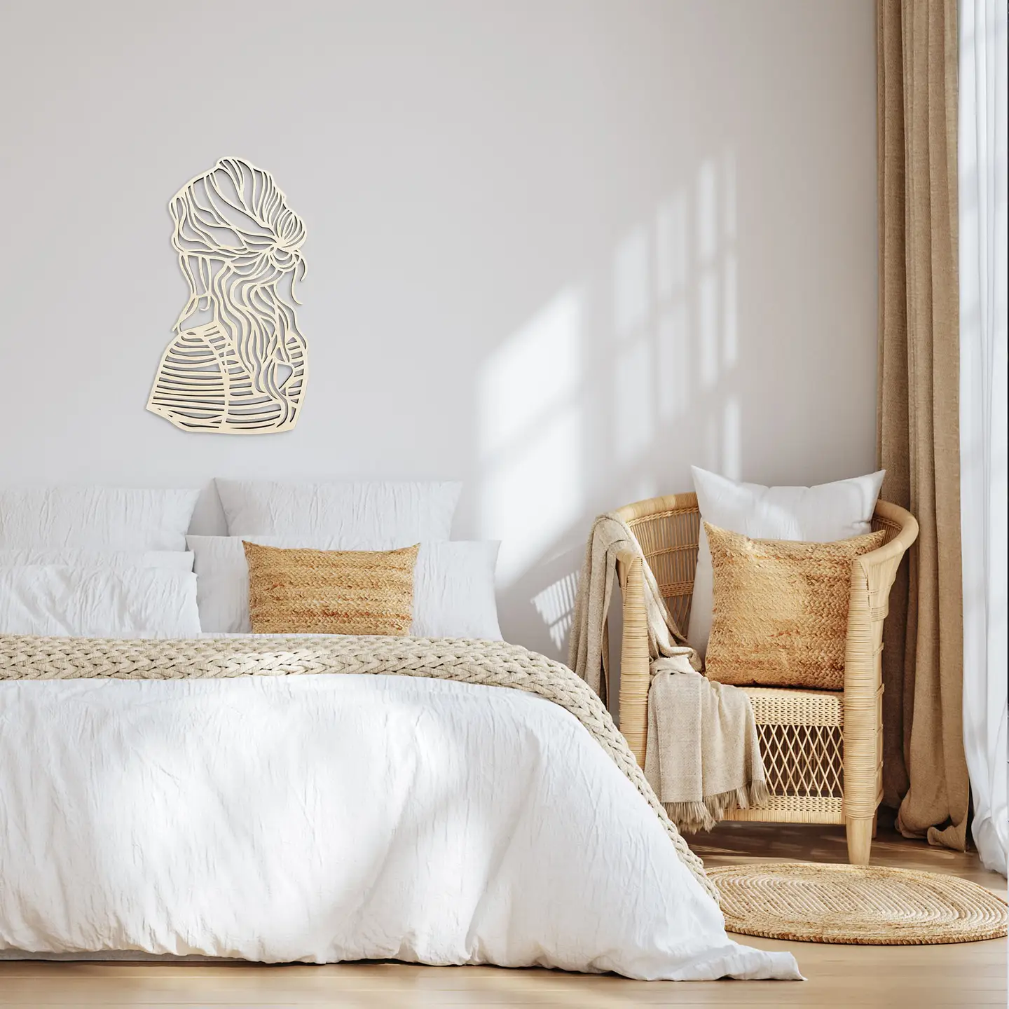 PAPURINO "Dreamer" Wanddeko aus Holz