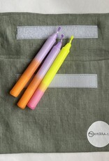 Sac en lin vert sauge