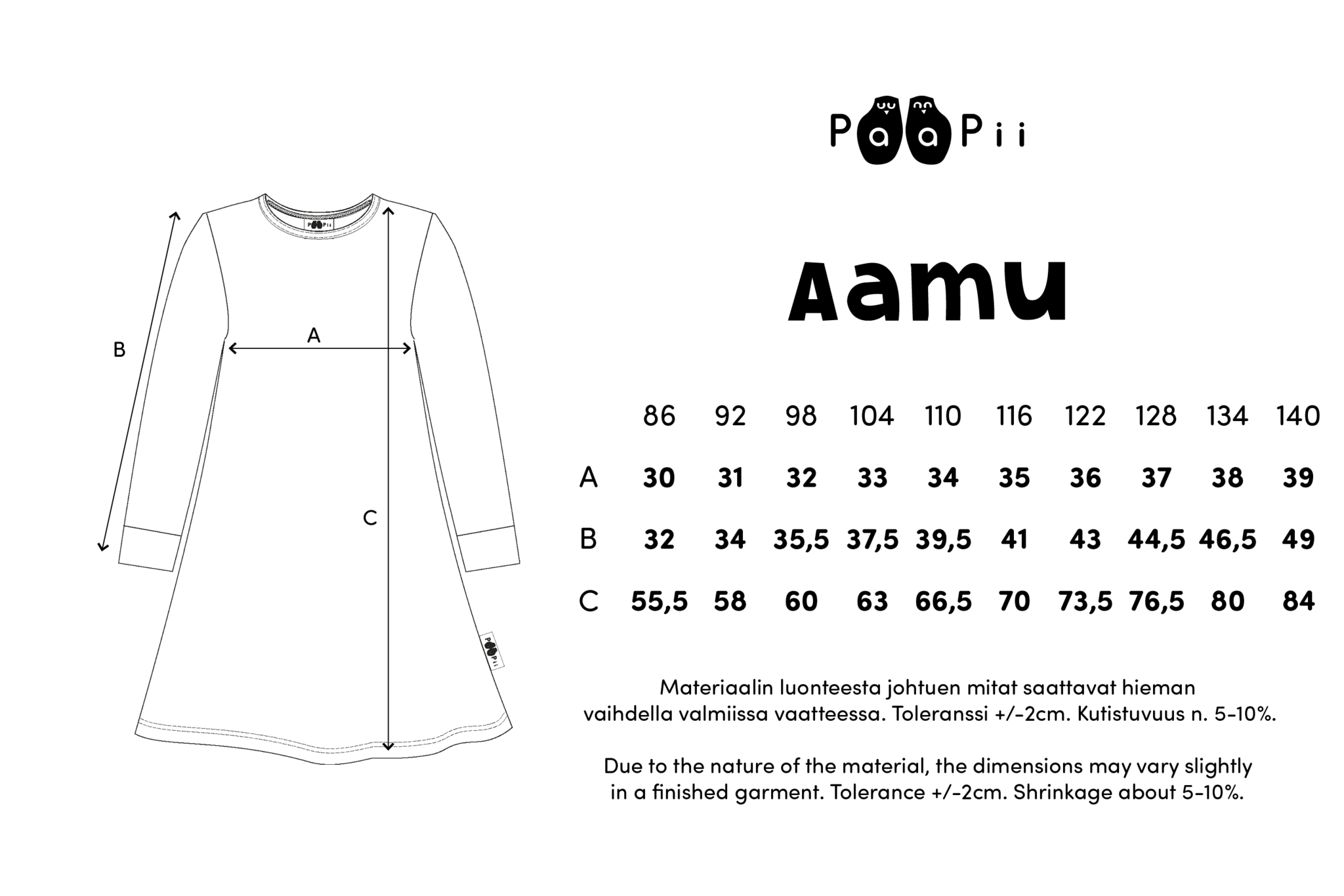 PaaPii Design Nightgown"Hilda"
