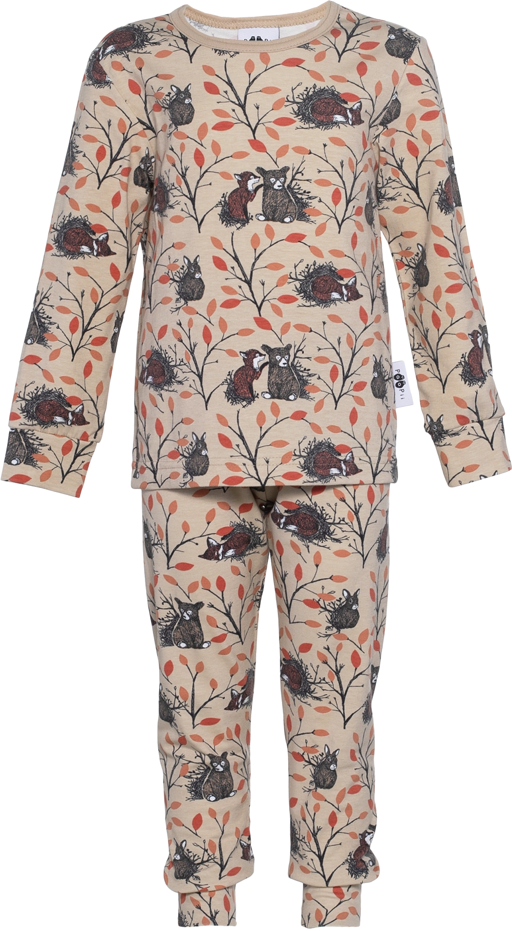 PaaPii Design Pyjama "Morning" lattefarben
