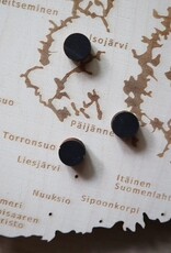 PAPURINO Carte en bois de la Finlande avec les parcs nationaux