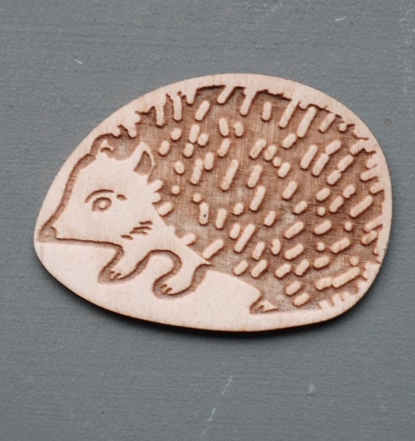 PAPURINO Wood Sticker Hedgehog