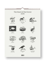 TEEMU JÄRVI ILLUSTRATIONS CALENDRIER The Heart of the Forest 2026