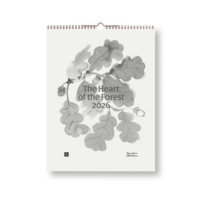 TEEMU JÄRVI ILLUSTRATIONS CALENDAR 2026 The Heart of the Forest