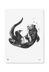 TEEMU JÄRVI ILLUSTRATIONS Otter art print A3