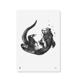 TEEMU JÄRVI ILLUSTRATIONS Otter art print A3