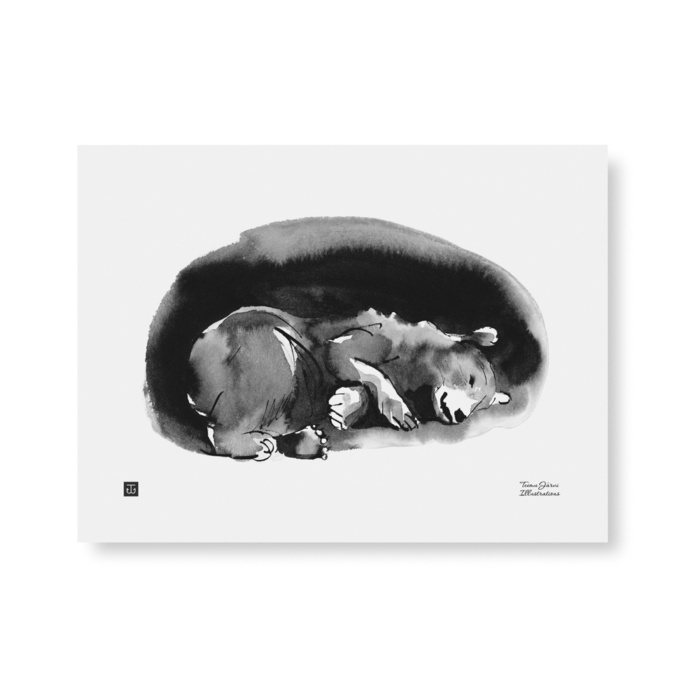 TEEMU JÄRVI ILLUSTRATIONS Hibernation art print A3