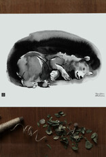 TEEMU JÄRVI ILLUSTRATIONS Hibernation art print A3