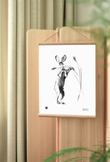 TEEMU JÄRVI ILLUSTRATIONS Hare in the harvest time art print A3