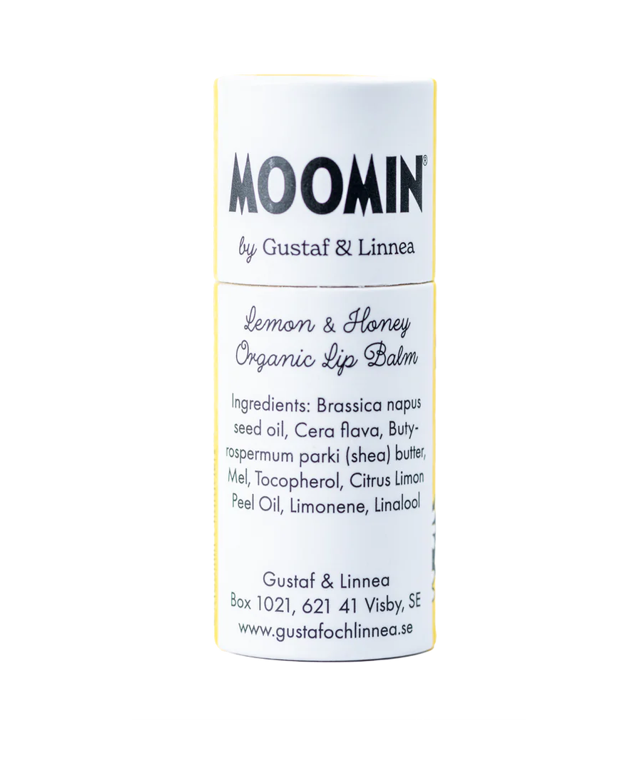 GUSTAF OCH LINNEA Moomin lip balm citron & honung 8.5g