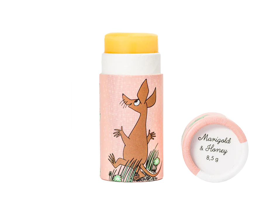 GUSTAF OCH LINNEA Moomin lip balm ringblomma & honung 8.5g
