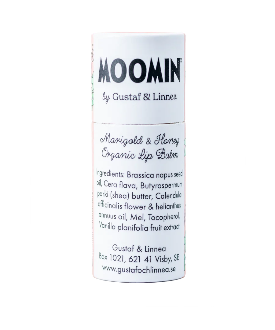 GUSTAF OCH LINNEA Moomin lip balm ringblomma & honung 8.5g