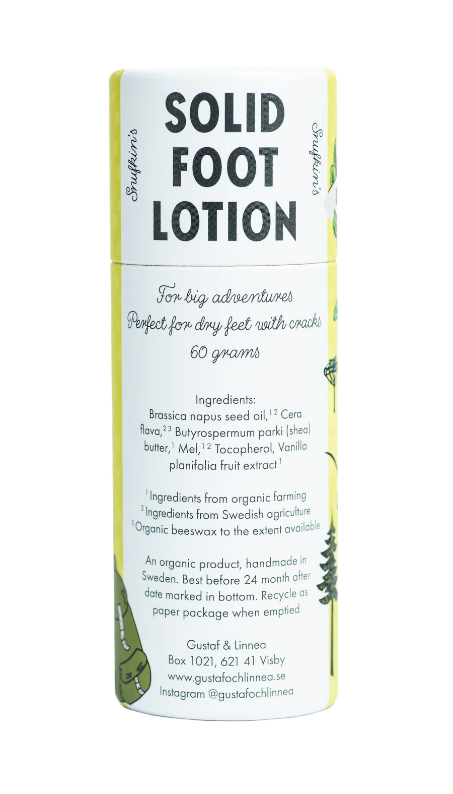 GUSTAF OCH LINNEA Snufkin's Solid Foot Lotion