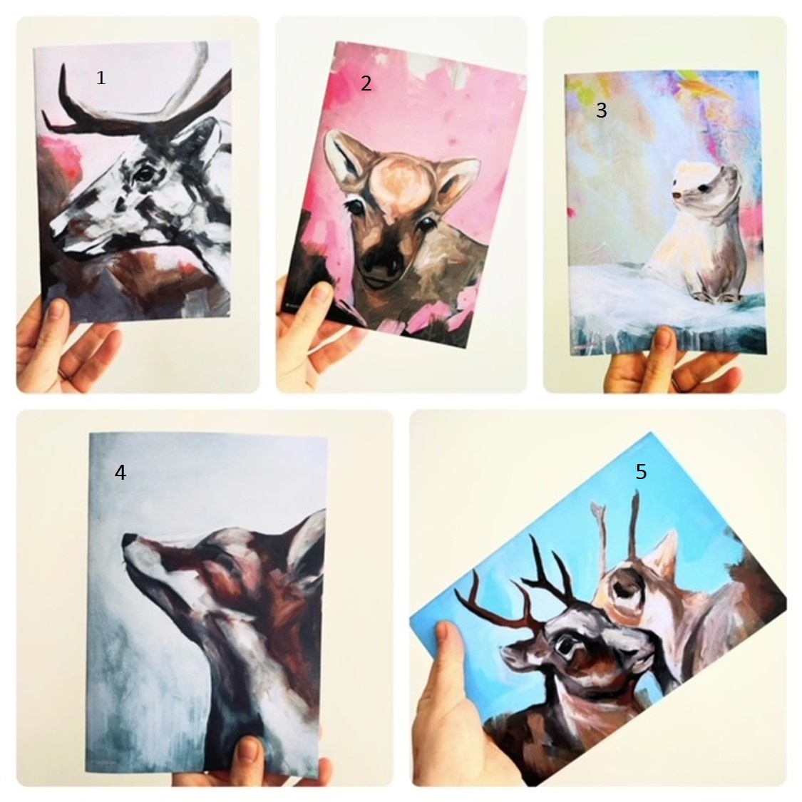 ROUTALA DESIGN Notebook A5 "Hirvas"