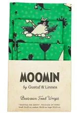 GUSTAF OCH LINNEA Beeswax  food wraps  3-Pack "Tending the Earth"