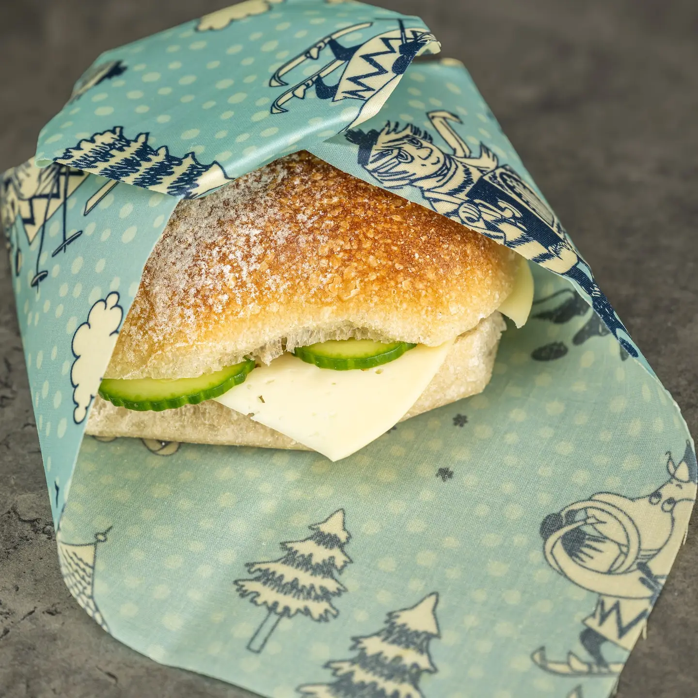 GUSTAF OCH LINNEA Beeswax  food wraps  3-Pack "In winter"