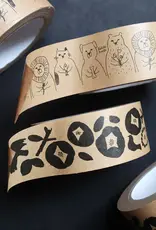 REGARO PAPIRO "Animal" Paper Adhesive Tape 48 mm