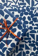 REGARO PAPIRO Puzzle , Blue Wrapping Paper set of 3