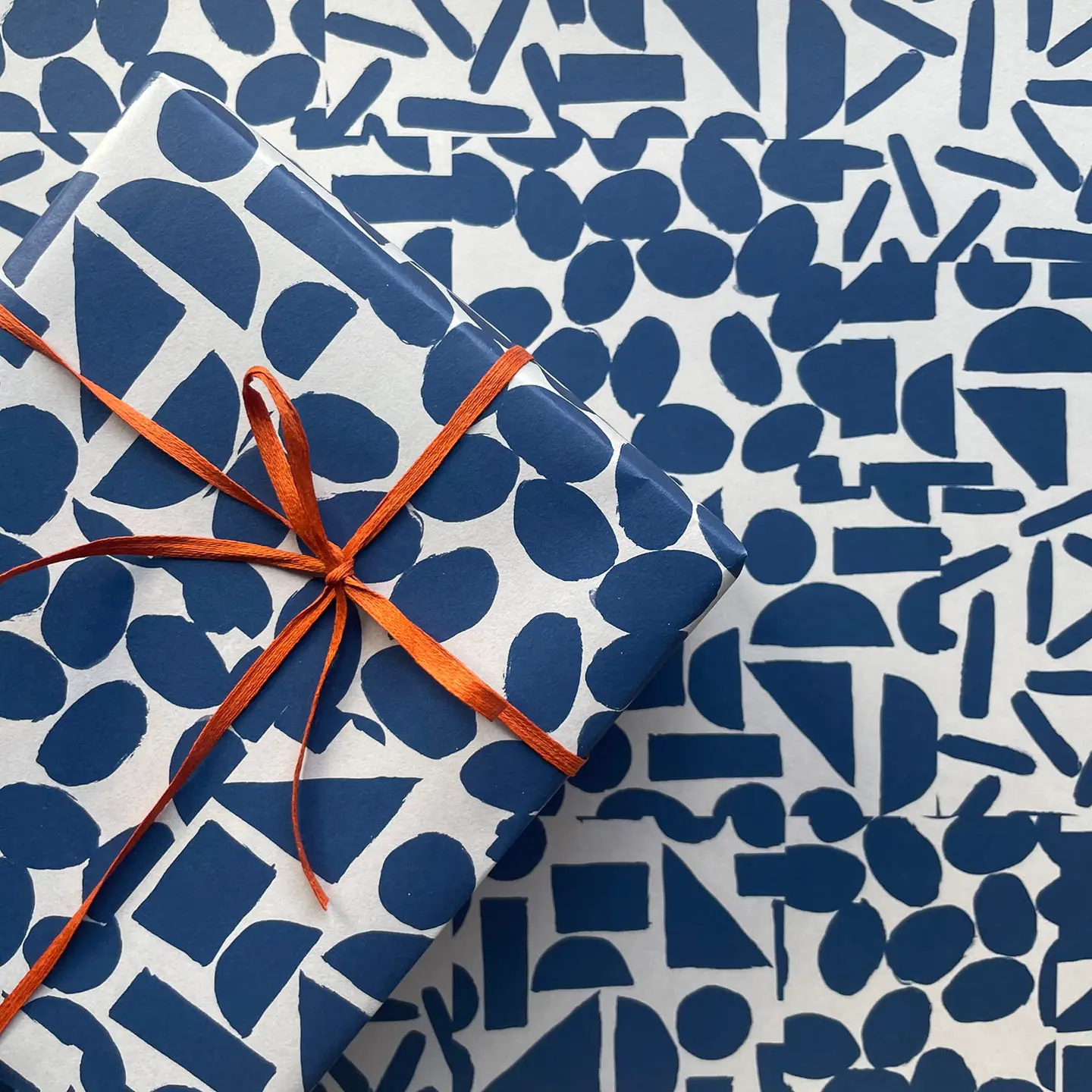 REGARO PAPIRO Puzzle , Blue Wrapping Paper set of 3